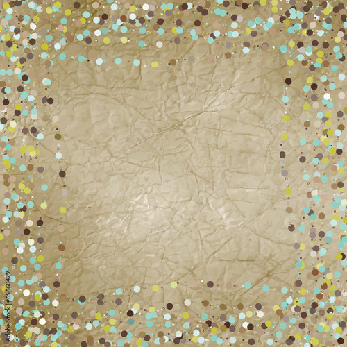 Vintage background with dots. EPS 8