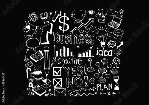 hand doodle Business doodles