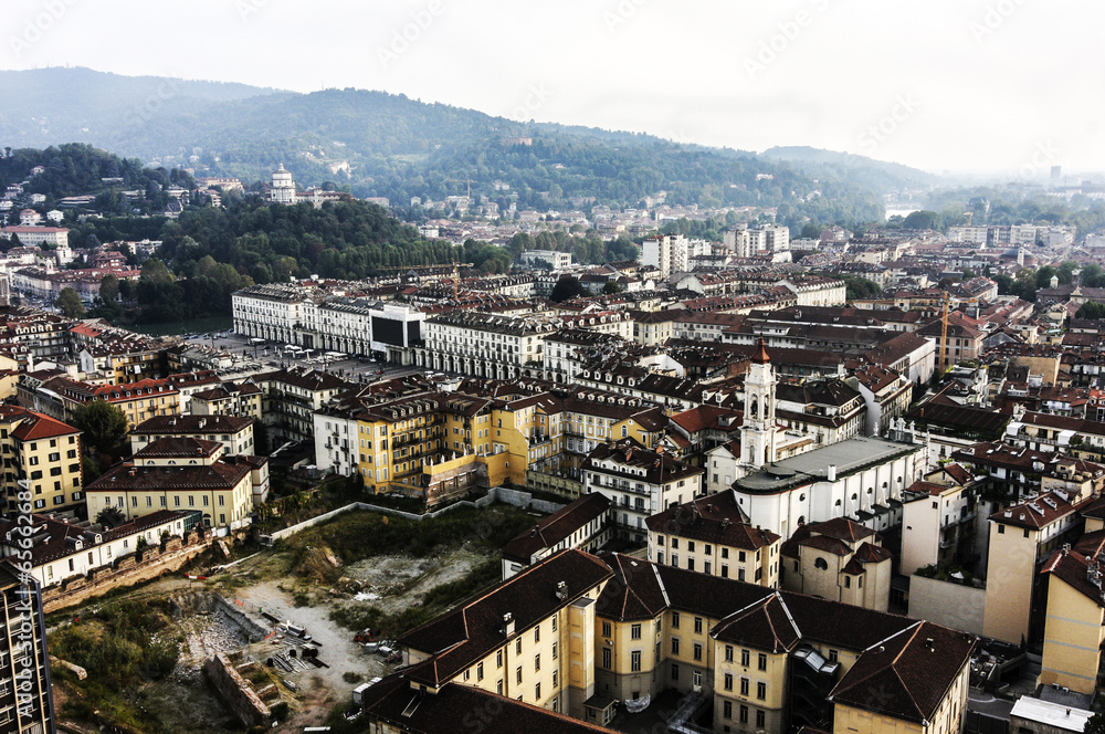Fototapeta premium Turin cityscape - Italy