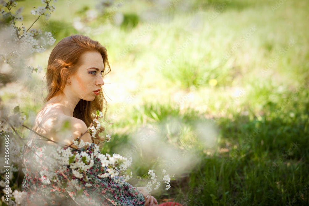 Fototapeta premium sunny spring