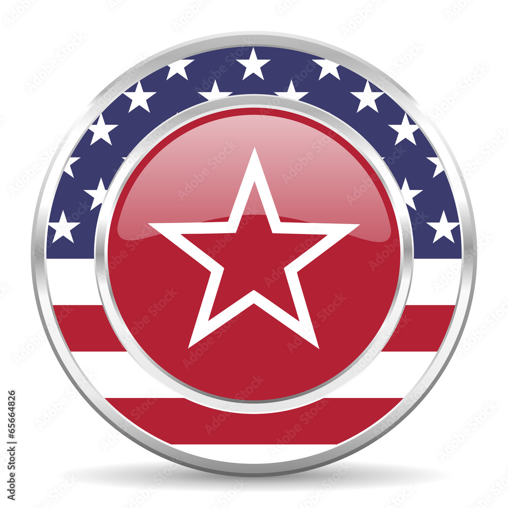 star american icon, usa flag star american icon, usa flag
