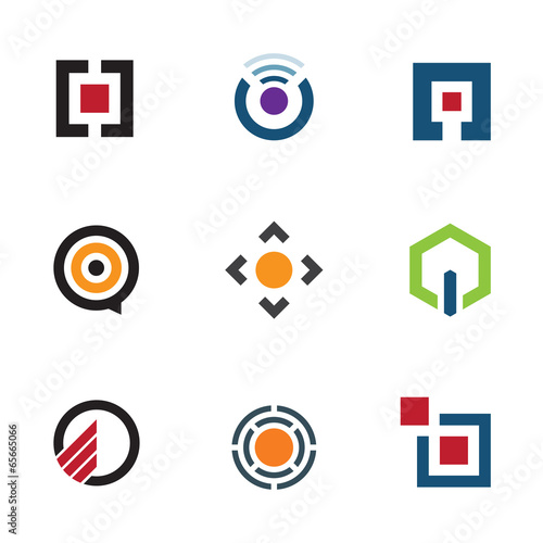 Application software menu ideas for mobile future logo icon