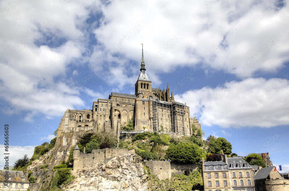 Abbey of Mont Saint Michel, Normandy, France 