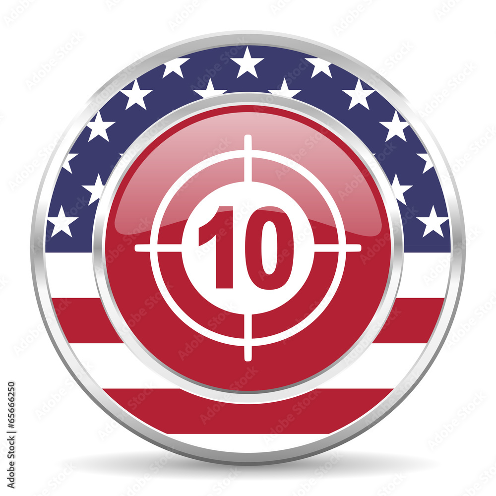 target american icon, usa flag target american icon, usa flag