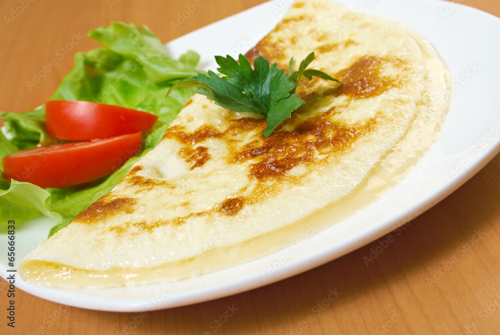 Omelet with vegetable Omelet with vegetable