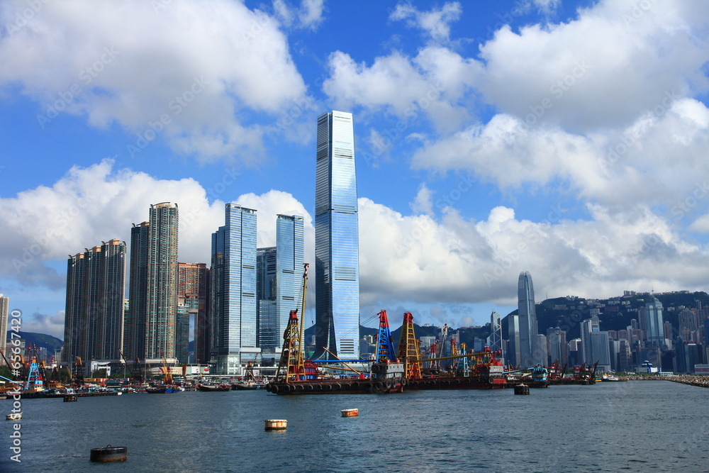 Fototapeta premium Hong Kong's Skyline