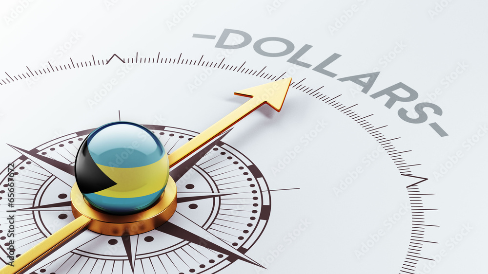 Bahamas. Dollars Concept