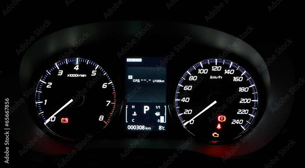 Fototapeta premium Dashboard of modern car