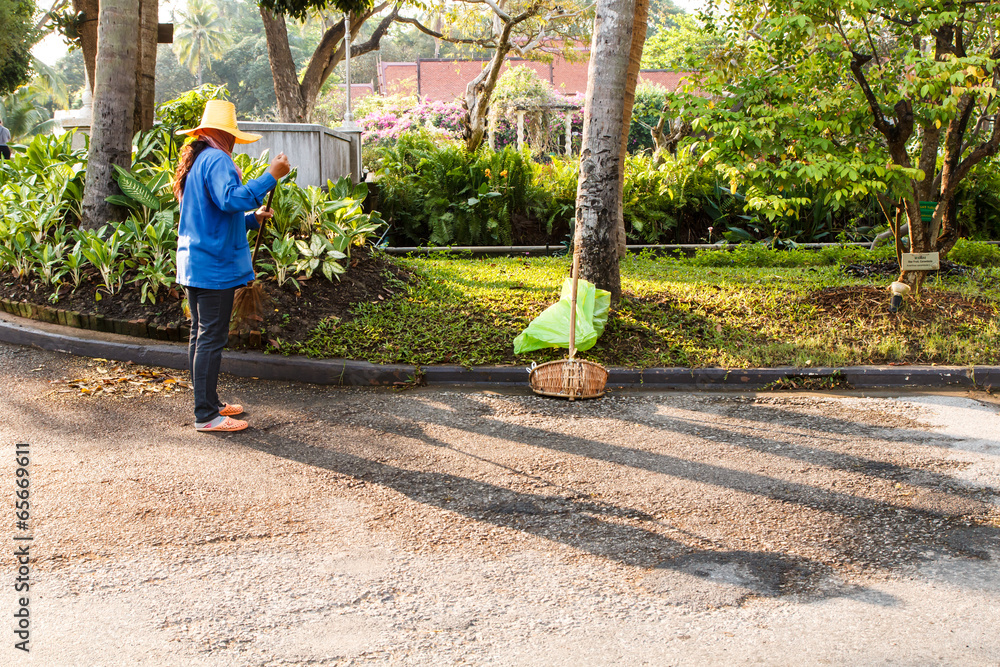 Fototapeta premium Road Sweeper