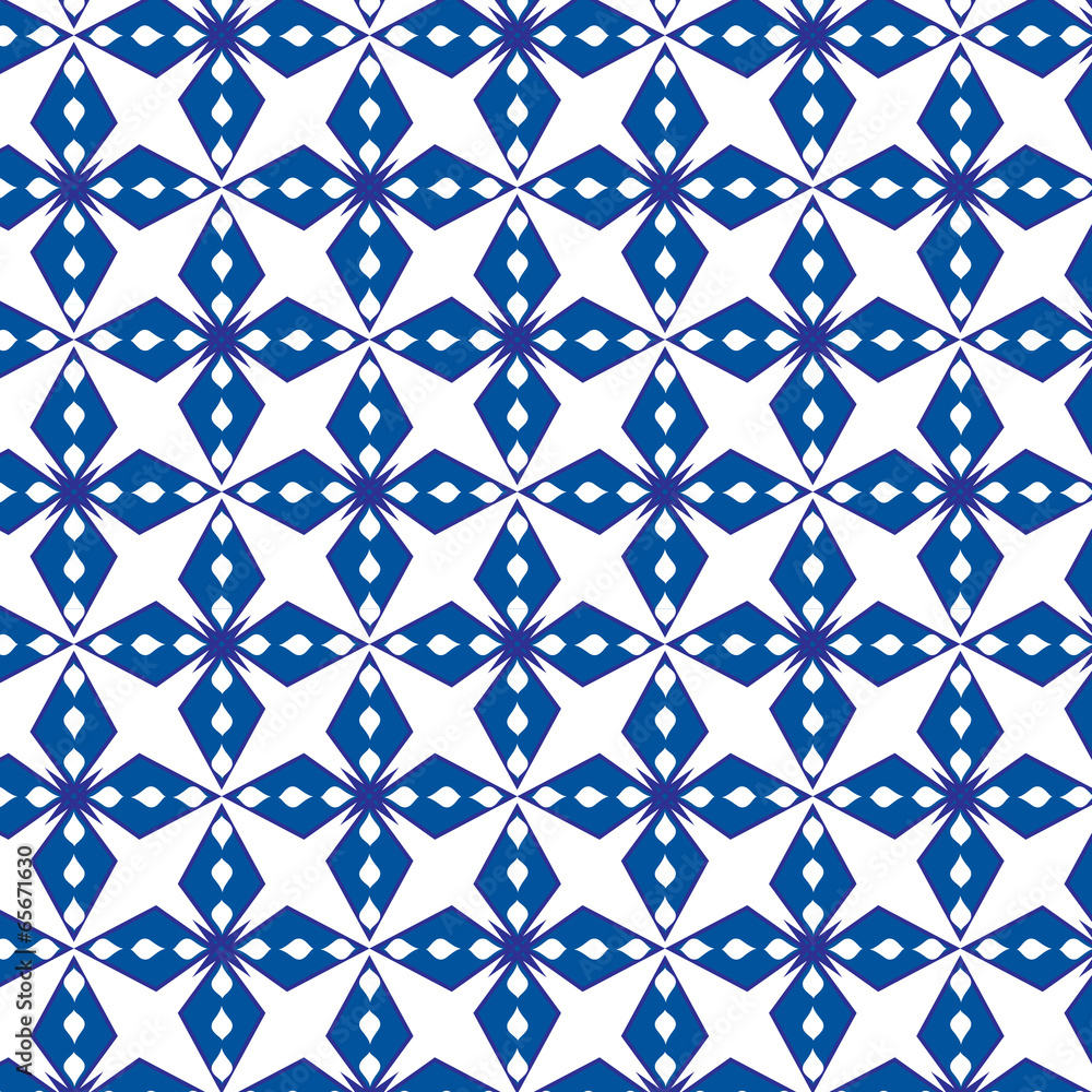 Abstract geometrical blue pattern seamless vector background Abstract geometrical blue pattern seamless vector background