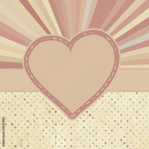 Valentine pattern with hearts. EPS 8