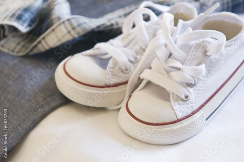 Baby white shoes