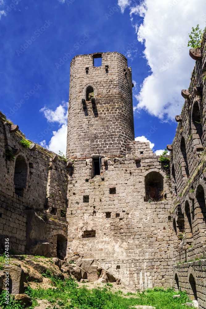 Medieval castle Andlau in Alsace
