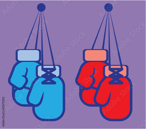 Boxing Gloves Vector