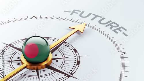 Bild auf Leinwand Bangladesh Future Concept