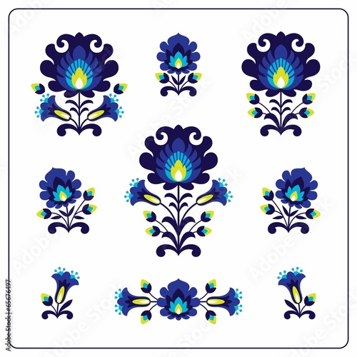 Polish folk pattern