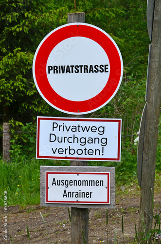 privatstraße photo