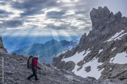 Wandern in den Bergen