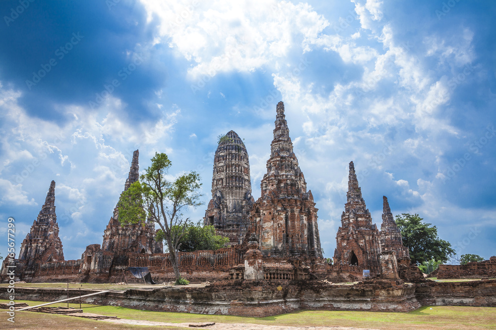Fototapeta premium Wat Chai Wattanaram
