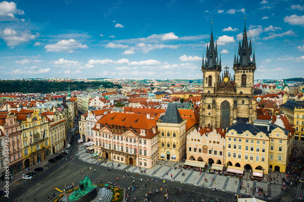Obraz premium view on the Prague