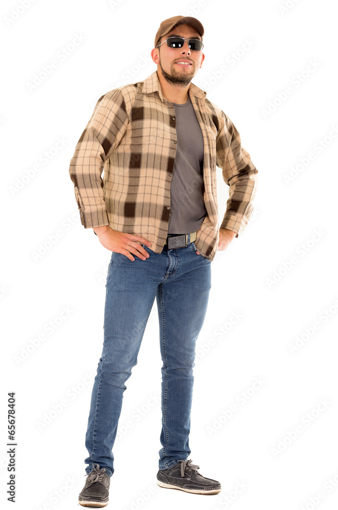 trucker man flannel cap trucker man flannel cap
