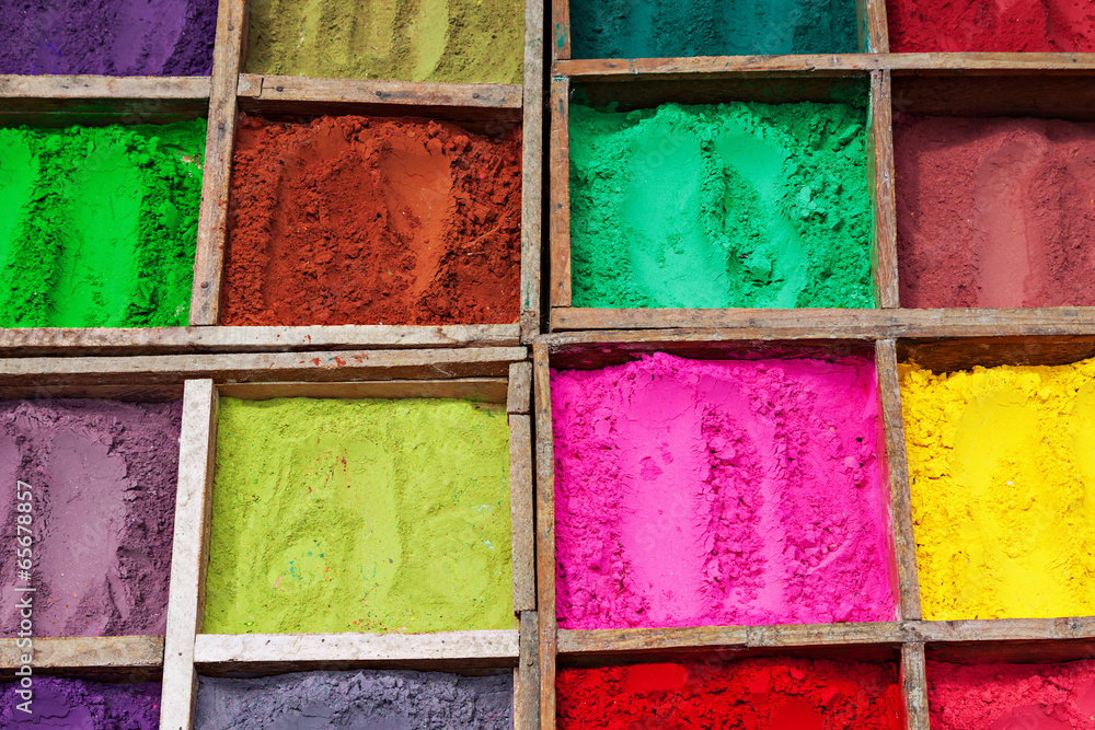 Fototapeta premium Indian color powder