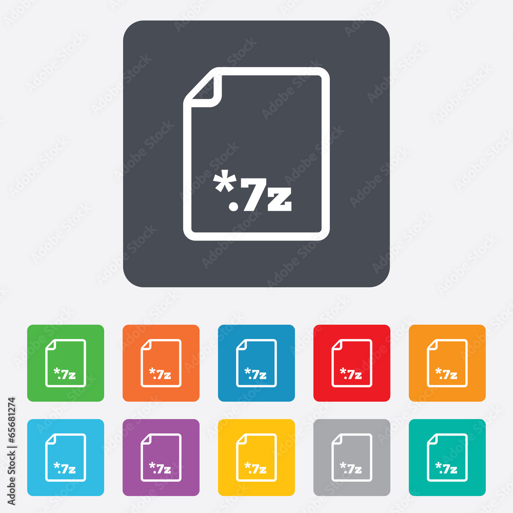 Archive file icon. Download 7z button. Archive file icon. Download 7z button.
