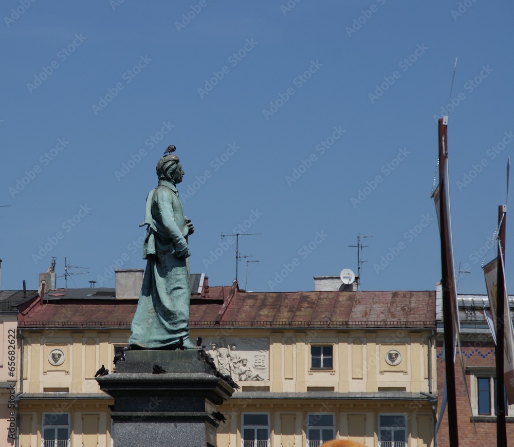 Fototapeta premium Krakau, Polen, Schloss, Kirche, Universität, Platz,