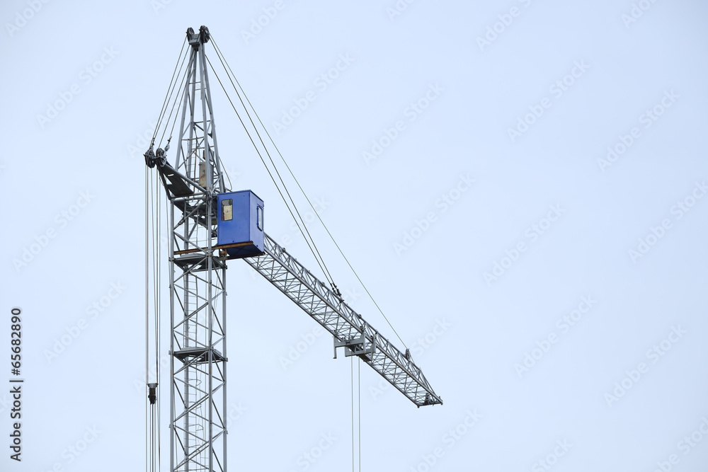 high building crane
