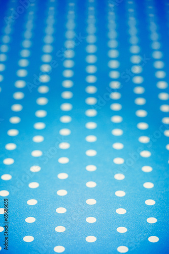 retro blue polka dot pattern © merydolla