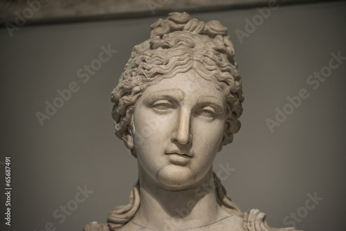 Portrait of beautiful Venus realized in stone, Rome, Italy © neurobite