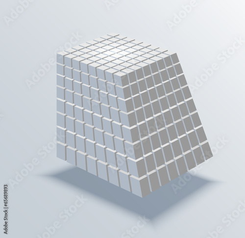 vector modern cube business background.