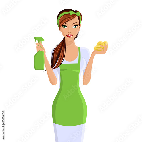 Woman cleaners portrait