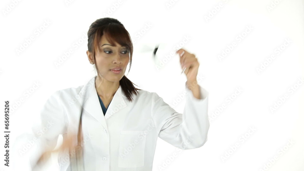 Indian Doctor isolated on a white background