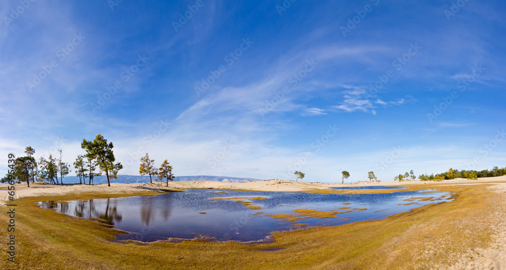 Olkhon Island. Sarayskiy Oasis. Panorama