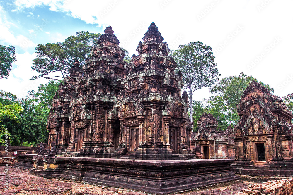 Naklejka premium Banteay Srei - Angkor Wat Complex
