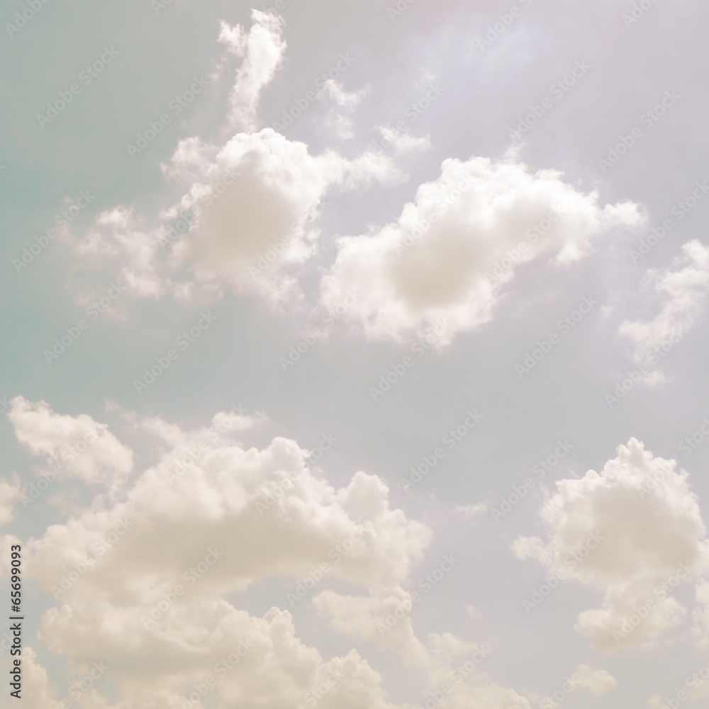 Obraz premium Sky old vintage retro style
