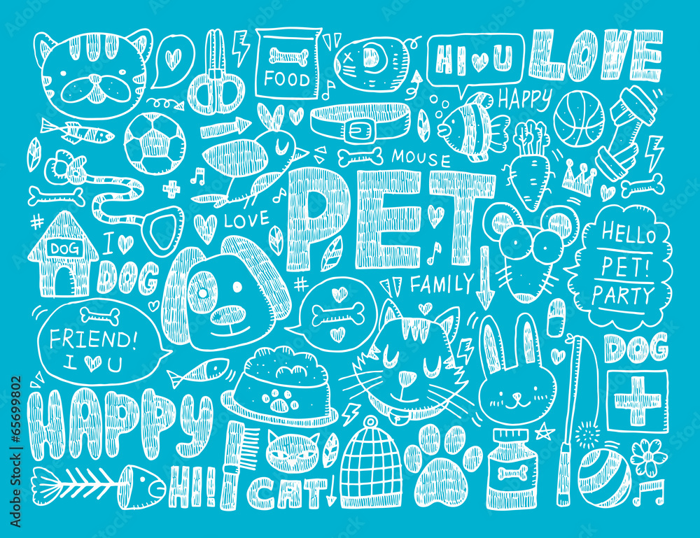 doodle pet background