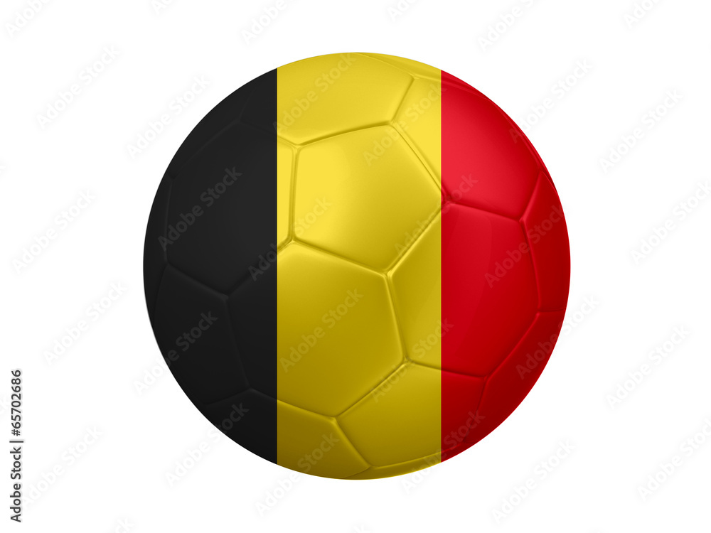 Obraz premium Belgium Football Flag