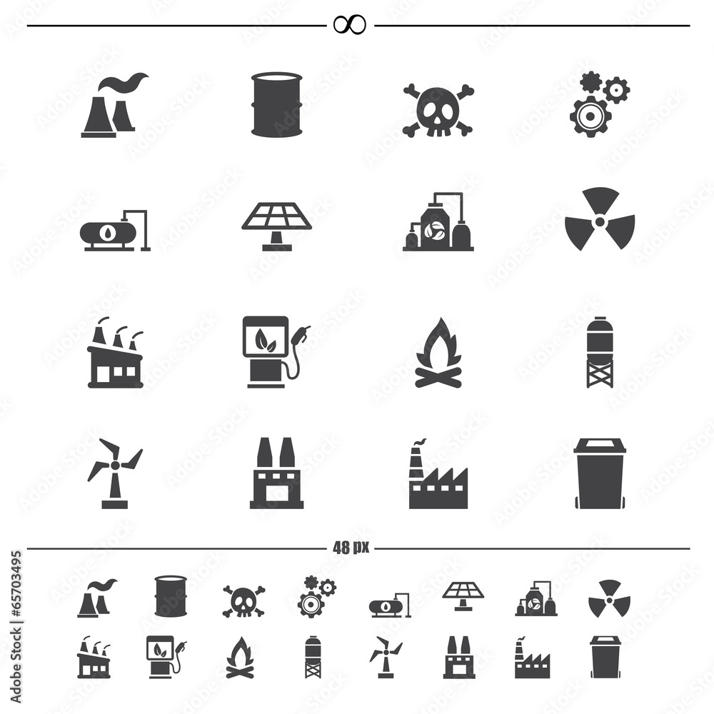 Factory icons.vector eps10 Factory icons.vector eps10