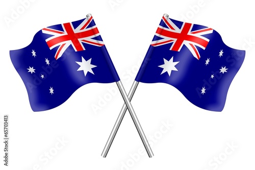 Flags of Australia photo