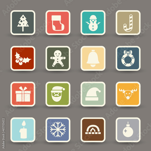 Christmas Icons .vector eps10