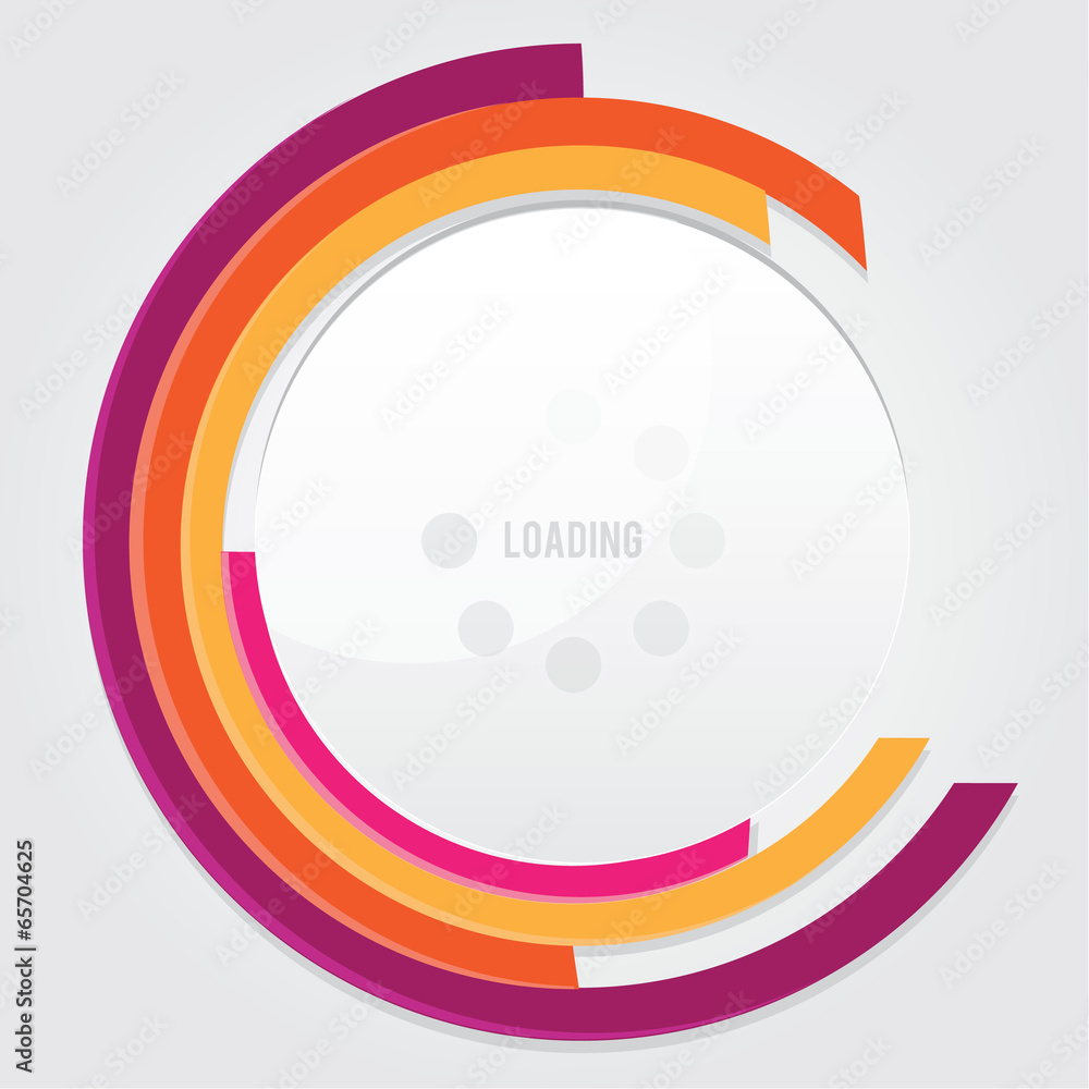 loading infographic chart for business Stock Vector | Adobe Stock