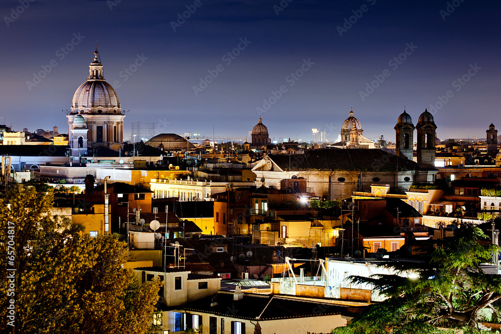 Fototapeta premium Rome at night