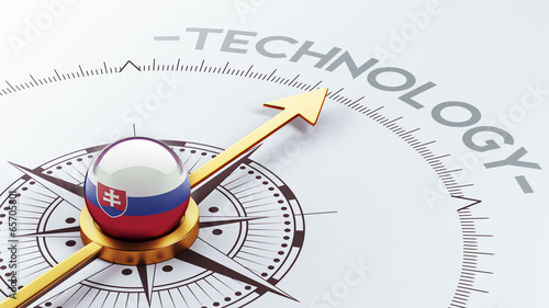 Canvas Print Slovakia Technology Concept