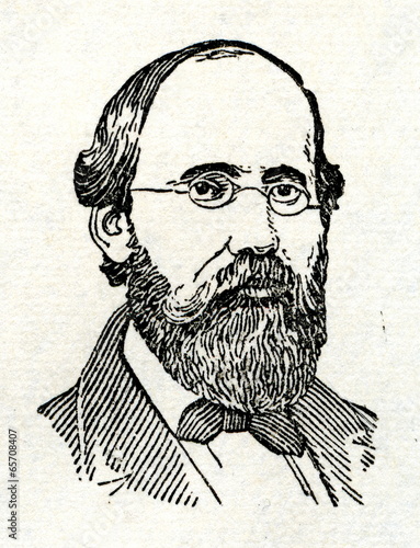 Canvastavla Bernhard Riemann, German mathematician