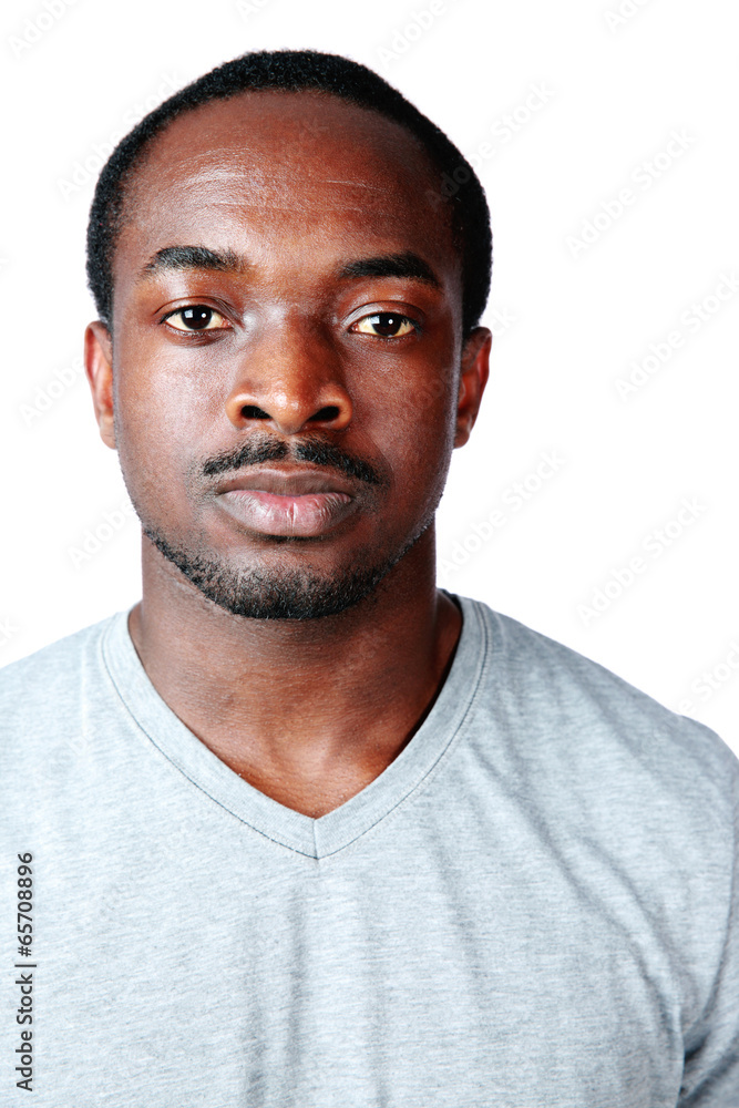 Portrait of a handsome african man Portrait of a handsome african man