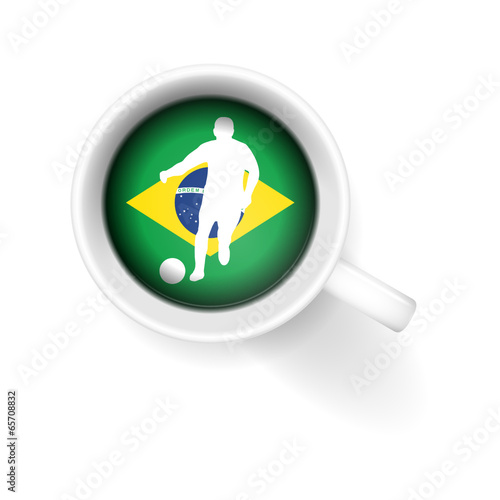 kaffeetasse von oben brasilien II