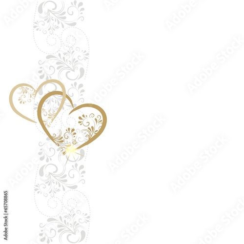 Huntergrund mit ornamenten in gold und grau