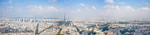 Panorama of city Paris #65711699